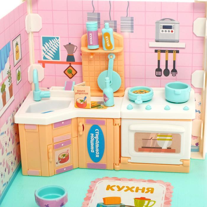 Пластиковый домик для кукол «В гостях у Молли» кухня, с куклой и аксессуарами - фото 5 - id-p162750730