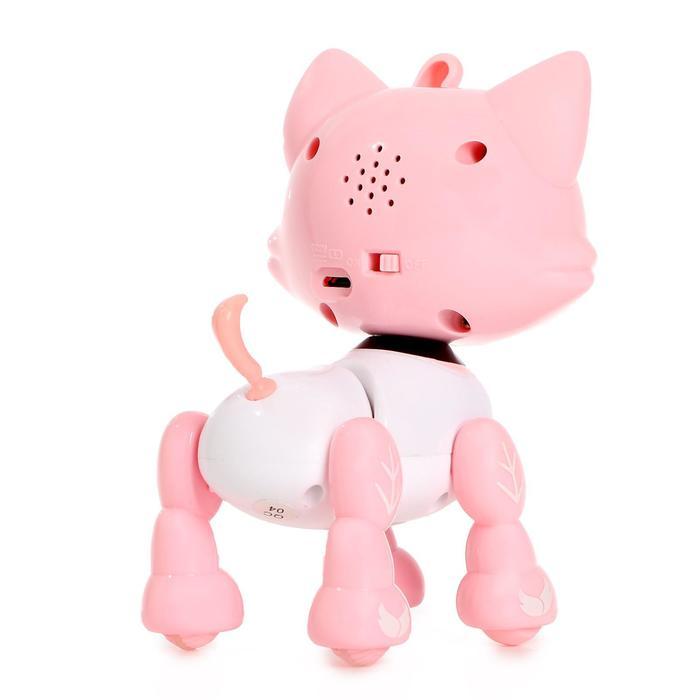 Интерактивная игрушка «Котёнок Лу-Лу» катается, свет, звук, реагирует на хлопки - фото 3 - id-p162748790