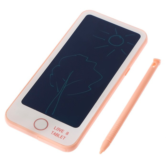 Планшет для рисования LCD «Мини», с ручкой, цвета МИКС - фото 2 - id-p162763608