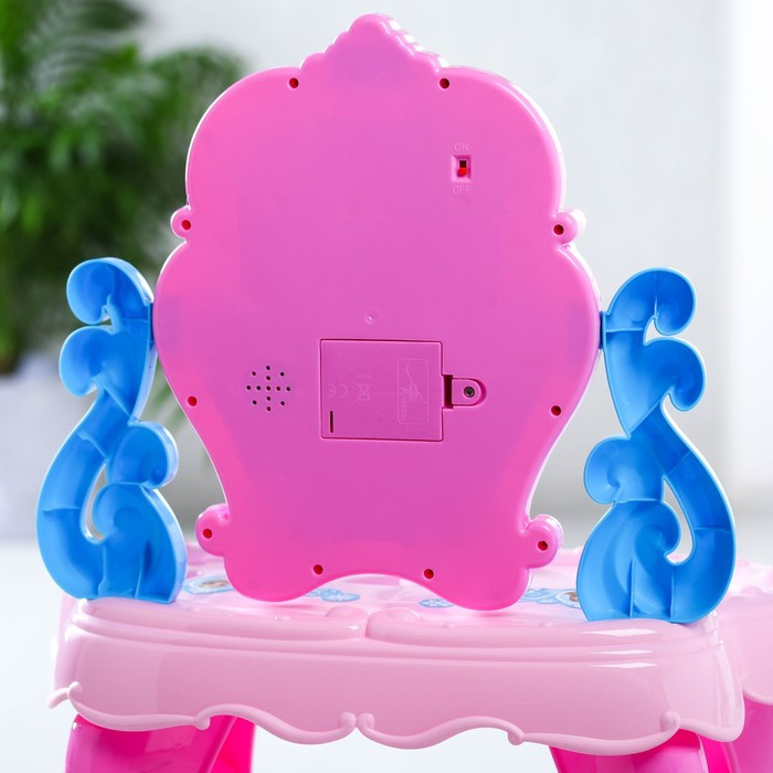 Игровой набор «Столик с зеркалом», Холодное сердце, свет, звук, 14 предметов, высота 60 см - фото 5 - id-p162749786