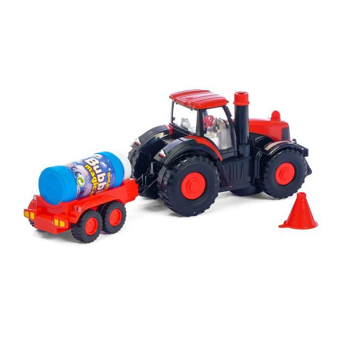 Трактор «Фермер», с мыльными пузырями, работает от батареек, свет и звук - фото 3 - id-p162757787
