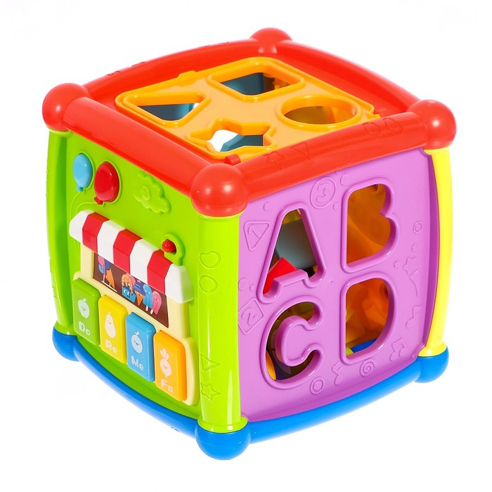 Развивающая игрушка «Умный кубик», световые и звуковые эффекты - фото 2 - id-p162753999