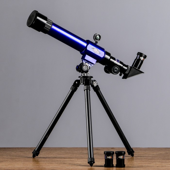 Телескоп настольный 20х30х40, синий - фото 1 - id-p162763832