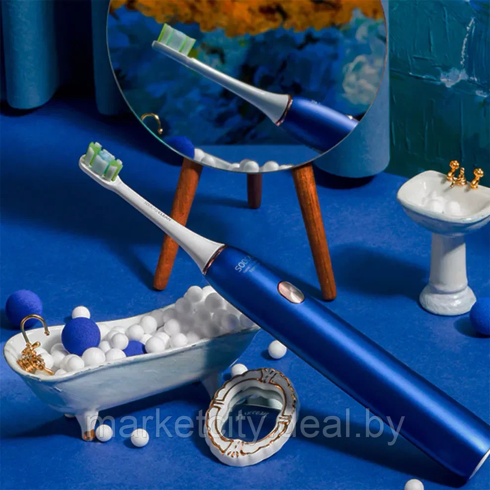 Электрическая зубная щетка Xiaomi Soocas X3U Van Gogh version Blue, Red - фото 7 - id-p162804622