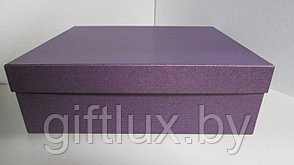 Коробка подарочная "Однотон", 31*25*10см фиолет