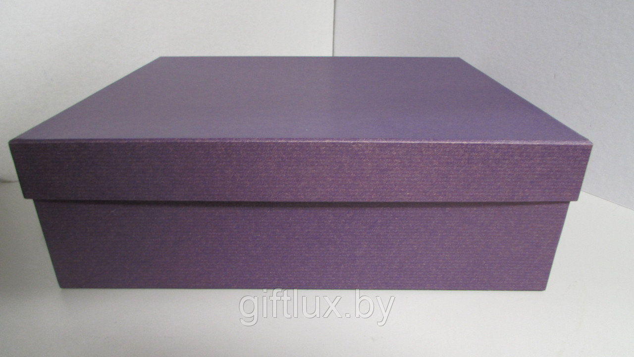 Коробка подарочная "Однотон", 31*25*10см фиолет - фото 1 - id-p162807311