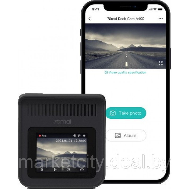 Видеорегистратор Xiaomi 70mai Dash Cam A400 EU - фото 2 - id-p162809593