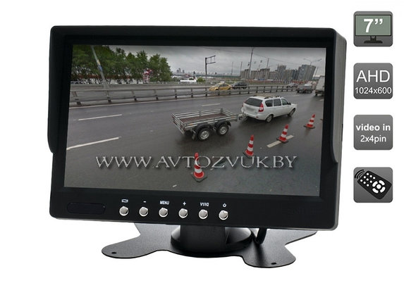 Парковочный монитор AHD 7" для грузовиков и автобусов Avis AVS4747TM, фото 2