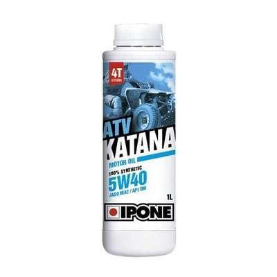 Масло IPONE KATANA ATV 5W40 моторное,100% Synthetic для четырехтактных двигателей квадроциклов, 1 л