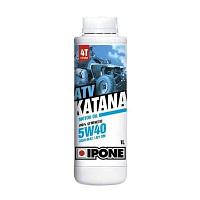 Масло IPONE KATANA ATV 5W40 моторное,100% Synthetic для четырехтактных двигателей квадроциклов, 1 л