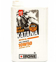 Масло IPONE KATANA OFF ROAD 10W50 моторное, 100% Synthetic with Ester, 2 л