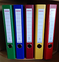 Двусторонняя папка-регистратор А4, корешок - 50 мм, разные цвета