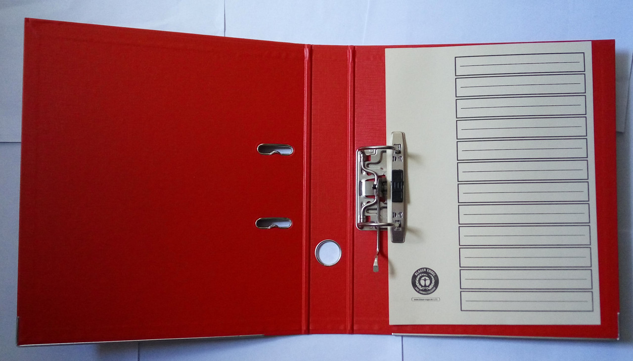 Двусторонняя папка-регистратор А4, корешок - 50 мм, разные цвета - фото 5 - id-p162811012