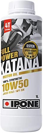 Масло IPONE FULL POWER KATANA 10W50 моторное,100% Synthetic with Ester, 1 л