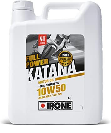 Масло IPONE FULL POWER KATANA 10W50 моторное,100% Synthetic with Ester, 4 л