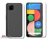 Гидрогелевая пленка LuxCase для Google Pixel 4a 0.14mm Front and Back Transperent 86699