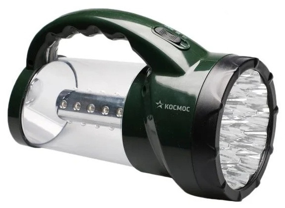 Фонарь-прожектор КОСМОС AP2008 LED аккумуляторный , 24LED+19LED, 4V2AH - фото 2 - id-p162830883
