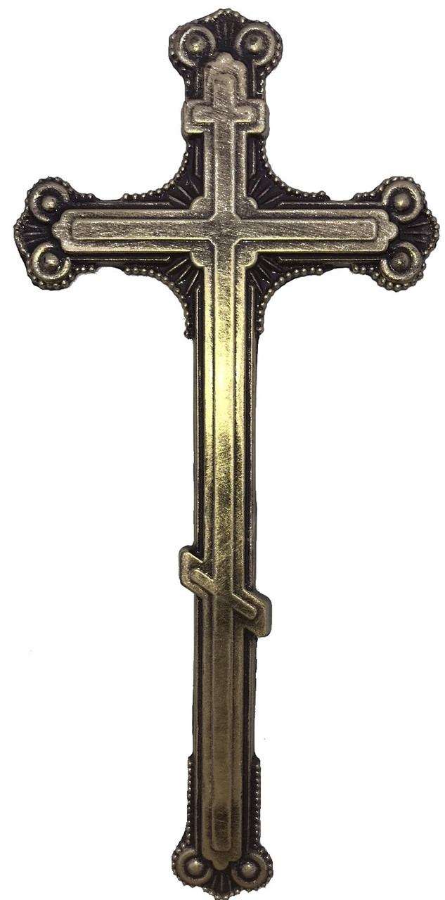 Крест №4 / Накладка из фольги для гроба/венка