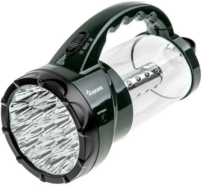 Фонарь-прожектор КОСМОС AP2008 LED аккумуляторный , 24LED+19LED, 4V2AH - фото 1 - id-p162831106