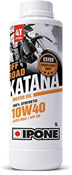 Масло IPONE KATANA OFF ROAD 10W40 моторное, 100% Synthetic with Ester, 1 л - фото 1 - id-p162649285