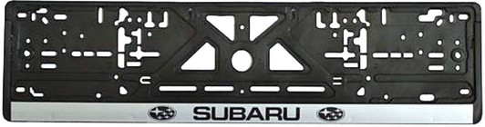 Держатель номера автомобиля с логотипом SUBARU/СУБАРУ