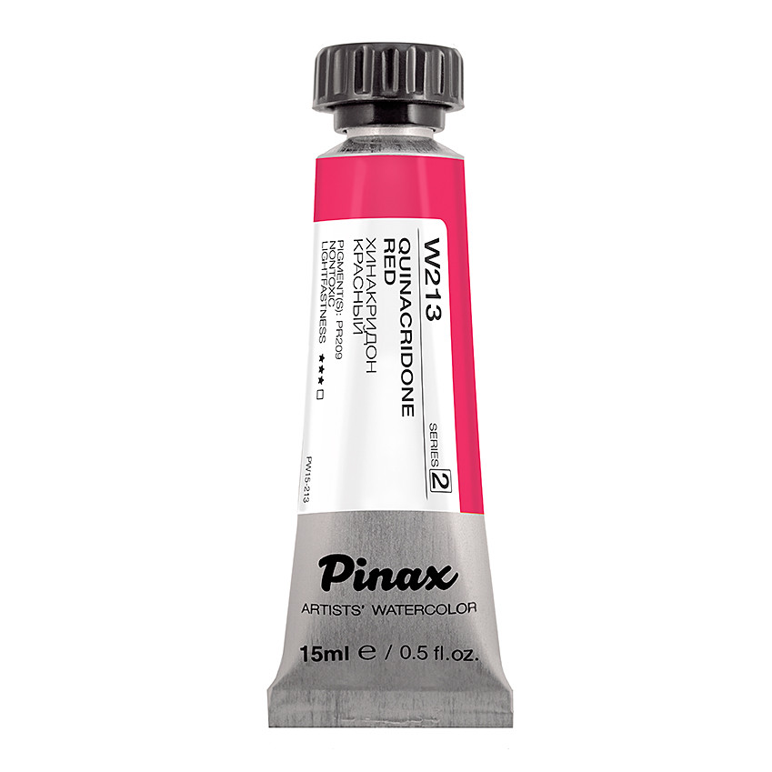 Акварель PINAX 15мл Ser.2, розовый бриллиантовый W213, фото 1