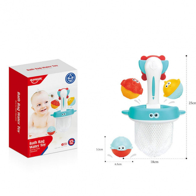 Набор игрушек для ванной Haunger Рыбки (3 элемента) HE0262 - фото 1 - id-p162856626