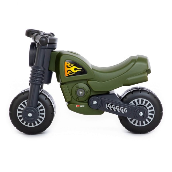 Детская игрушка каталка-мотоцикл "Моторбайк" военный (РБ) арт. 49308 ПОЛЕСЬЕ - фото 2 - id-p162857066
