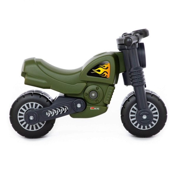 Детская игрушка каталка-мотоцикл "Моторбайк" военный (РБ) арт. 49308 ПОЛЕСЬЕ - фото 5 - id-p162857066