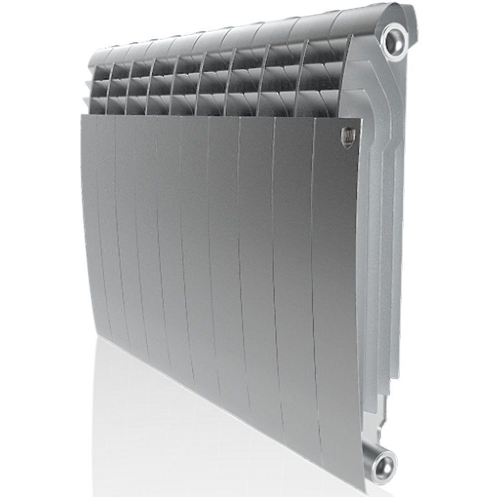 Радиатор биметаллический Royal Thermo BiLiner 500 Silver Satin (10 секций) - фото 1 - id-p162877767