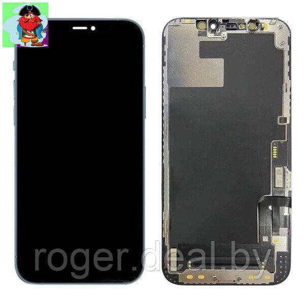 Экран для Apple iPhone 12 Pro MAX с тачскрином, цвет: черный (оригинальный дисплей) - фото 1 - id-p162877752