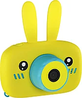 Детский фотоаппарат Gsmin Fun Camera Rabbit, желтый