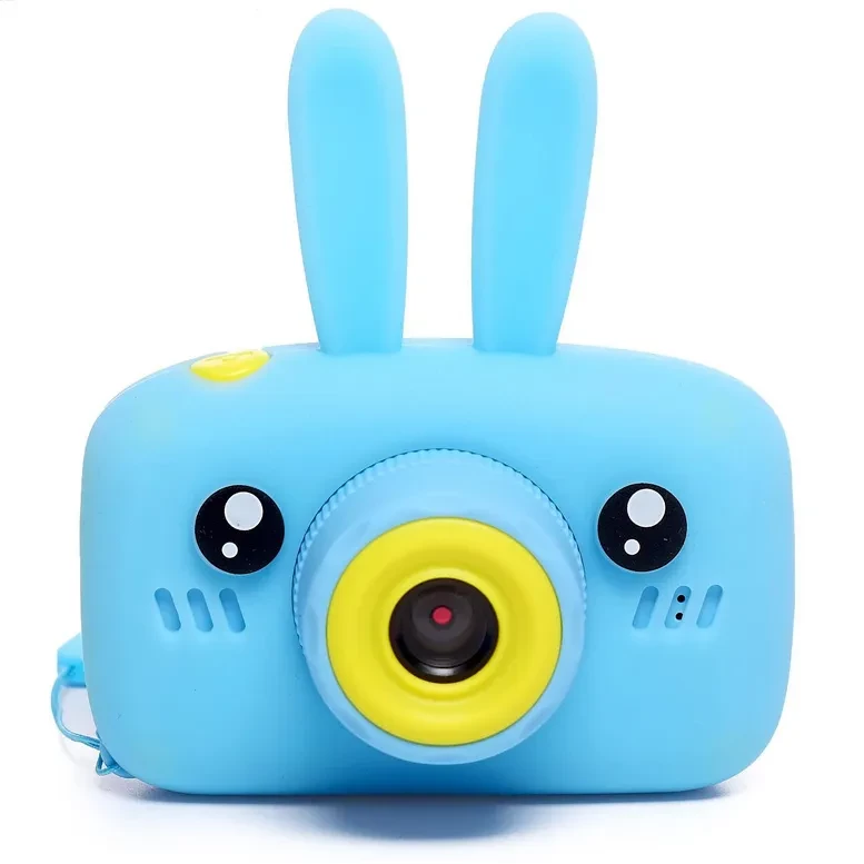 Детский фотоаппарат Childrens Fun Camera Rabbit, голубой - фото 1 - id-p162879526