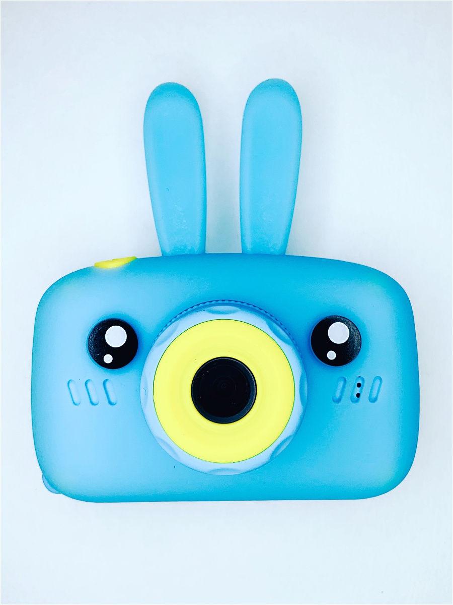 Детский фотоаппарат Childrens Fun Camera Rabbit, голубой - фото 10 - id-p162879526