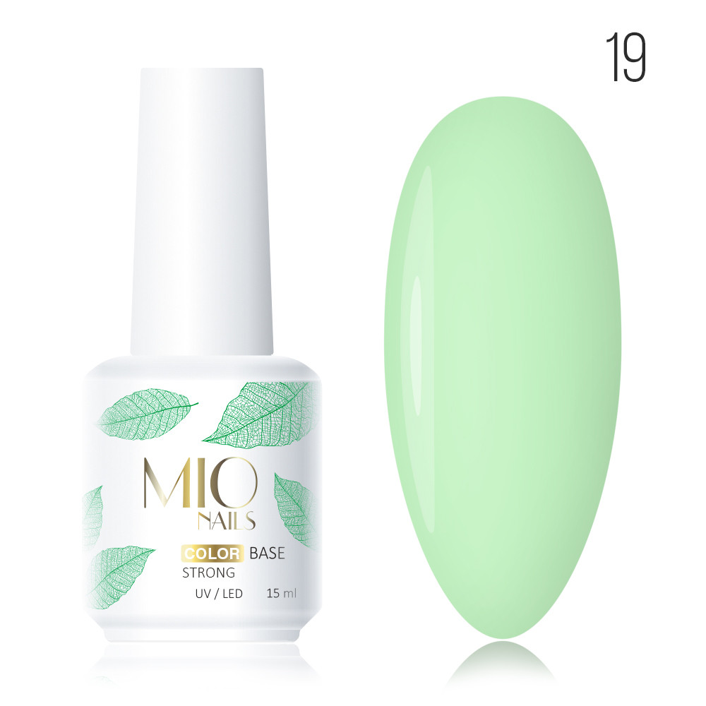 Цветная база Color Base Strong МIO Nails тон 19, 15 мл