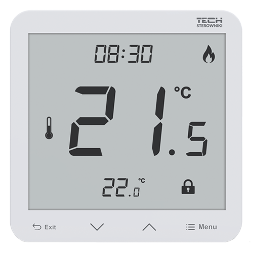 Tech R-10S Plus проводной комнатный двухпозиционный терморегулятор - фото 3 - id-p162879144