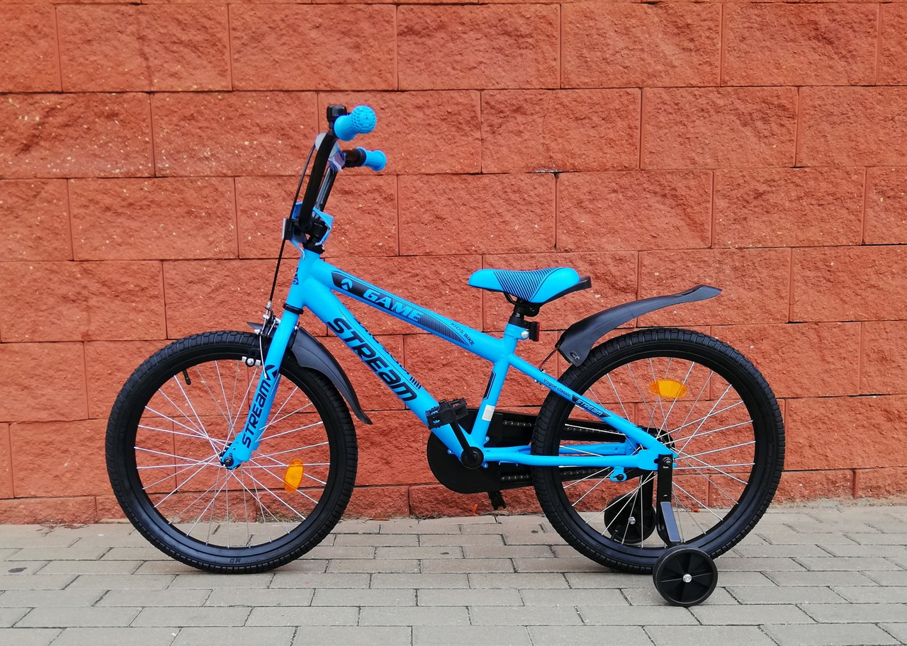 Велосипед детский Stream Game 20" синий - фото 2 - id-p158732939