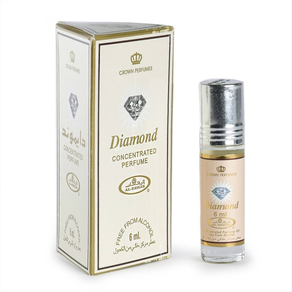 Унисекс масляные духи AL REHAB Diamond с роллером 6 мл