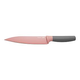 Leo нож для мяса 19 см цвет лезвия розовый, , шт