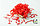 Гофрированная стружка Кораллово-красная 1 кг, фото 2