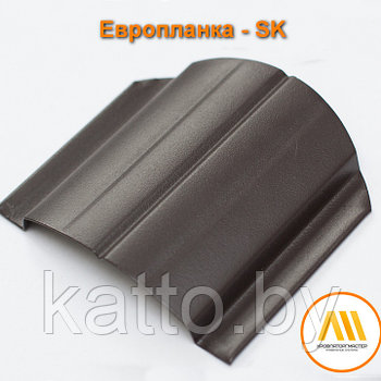 Металлический штакетник Европланка-SK, 111мм. Глянцевый двухсторонний полимер