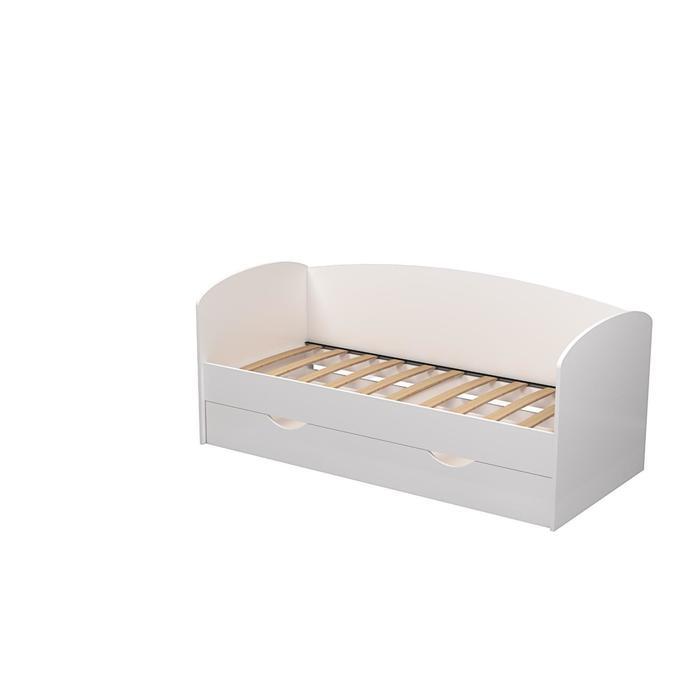 Кровать "Бейли", 700 × 1900 мм, с ортопедическим основанием, цвет белый - фото 2 - id-p162854632