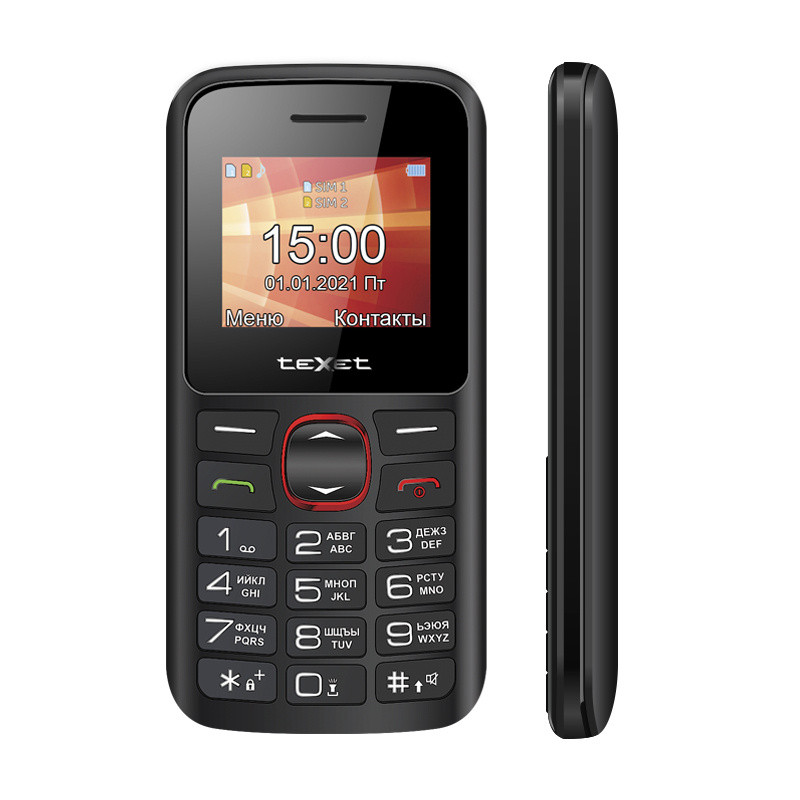Мобильный телефон teXet TM-B315 цвет черный