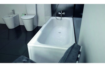 Стальная ванна EUROPA 2,2 105*70 на ножках с экраном, фото 2