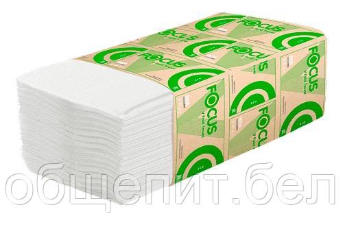 Бумажные полотенца для диспенсеров Focus Eco 1-сл 200л - фото 1 - id-p162938672