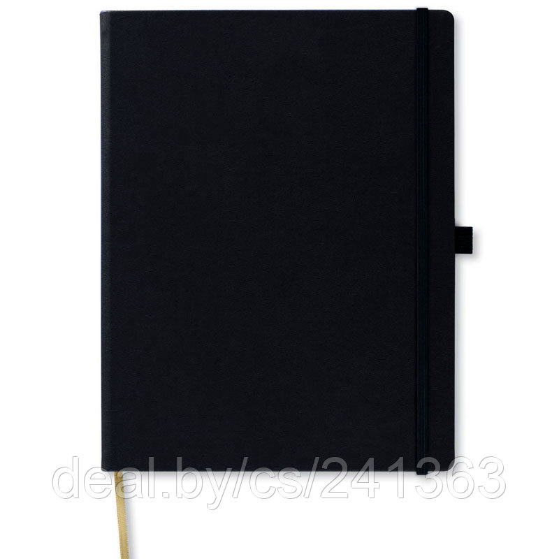Записная книга IVORY в линейку 19х25 TUCSON черный