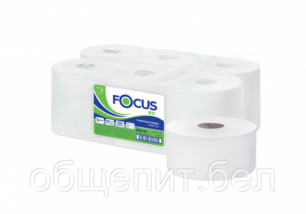 Туалетная бумага Focus Jumbo Eco 450м - фото 1 - id-p162938727