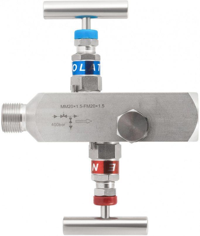 Двухвентильный игольчатый клапан SS-2R до 40 МПа - фото 2 - id-p163023499