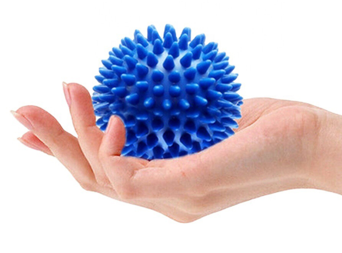 Мяч массажный для восстановления мышц 8,5 см с шипами SIPL - фото 3 - id-p163024195