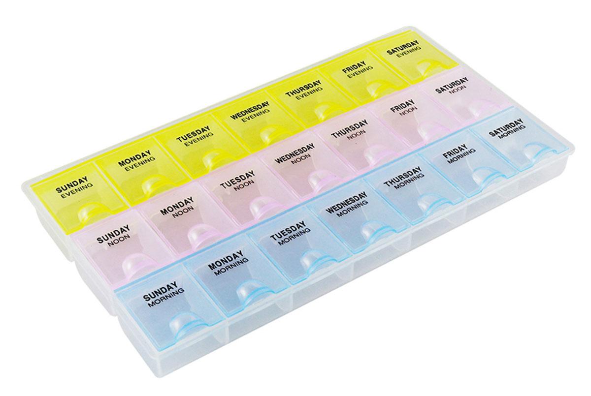 Органайзер пластиковый для лекарств на 7 дней SiPL - фото 2 - id-p163027094